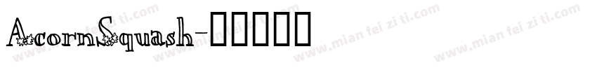 AcornSquash字体转换