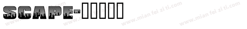 scape字体转换