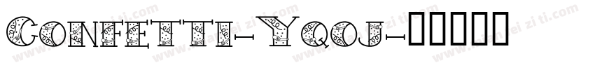 Confetti-Yqoj字体转换