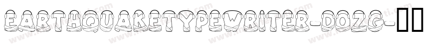 Earthquaketypewriter-dOzg字体转换