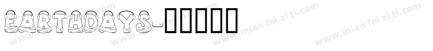 earthdays字体转换