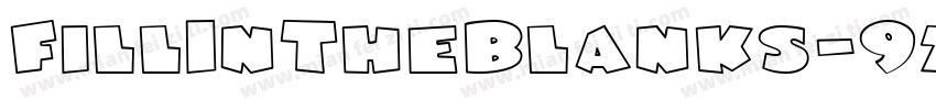 FillInTheBlanks-9z30字体转换
