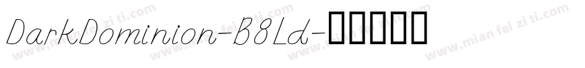 DarkDominion-B8Ld字体转换
