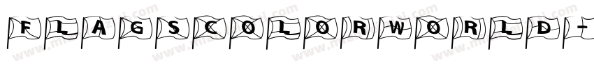 FlagsColorWorld-8MMLM字体转换