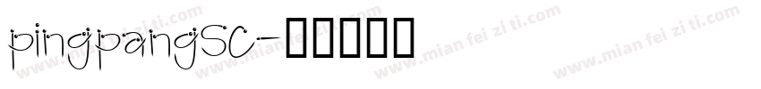 pingpangSC字体转换
