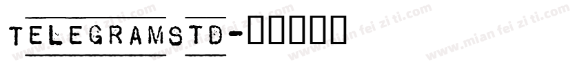 TelegramStd字体转换