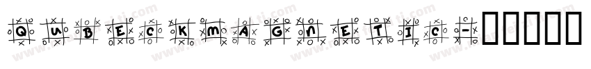Qubeckmagnetic字体转换