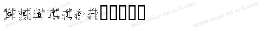gebtic字体转换