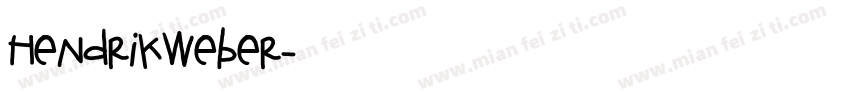 HendrikWeber字体转换