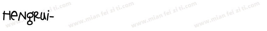 Hengrui字体转换
