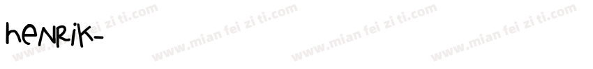 henrik字体转换