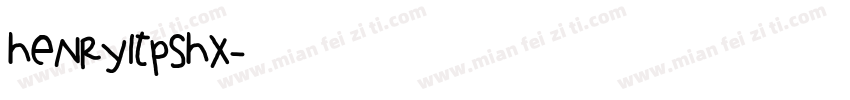 henryltpshx字体转换