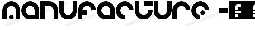 MANUFACTURE字体转换