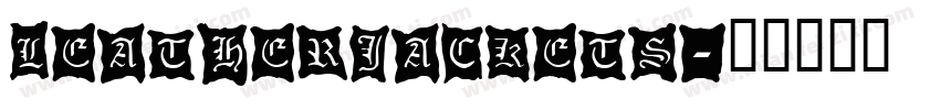 LeatherJackets字体转换
