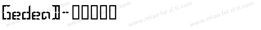 GedeaD字体转换