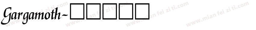 Gargamoth字体转换