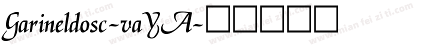 Garineldosc-vaYA字体转换