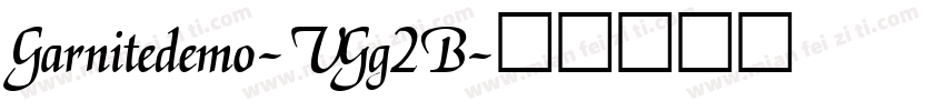 Garnitedemo-VGg2B字体转换