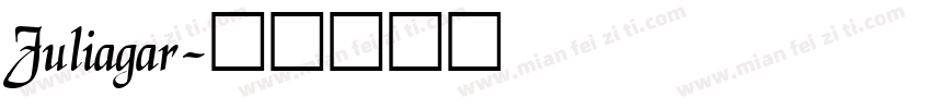 Juliagar字体转换