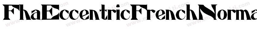 FhaEccentricFrenchNormal-Bjv8字体转换