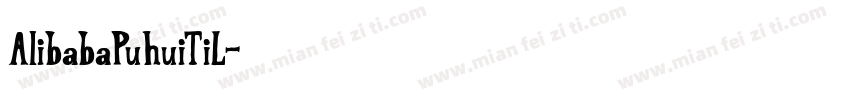 AIibabaPuhuiTiL字体转换