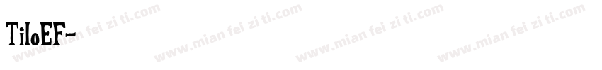 TiloEF字体转换