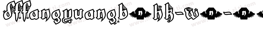 DFFangYuanGB5HK-W7字体转换