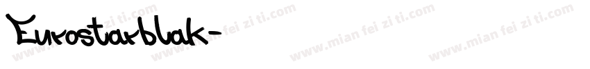 Eurostarblak字体转换