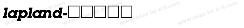 lapland字体转换