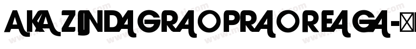 AkzidGroProReg字体转换