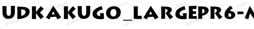 UDKakugo_LargePr6-M字体转换