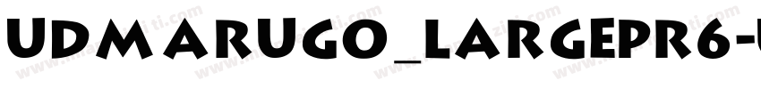 UDMarugo_LargePr6-U字体转换