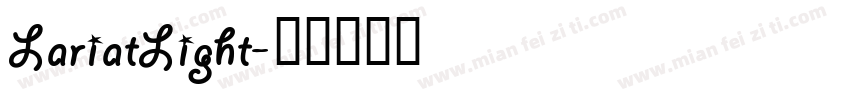 LariatLight字体转换