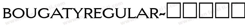 bougatyregular字体转换