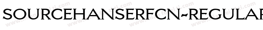 sourcehanserfcn-regular字体转换