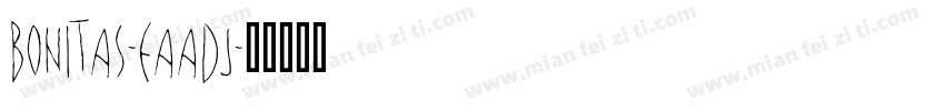 Bonitas-EaaDj字体转换