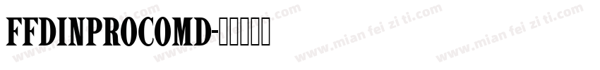 FFDINProComd字体转换