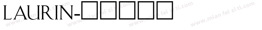 Laurin字体转换