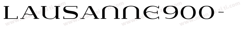 Lausanne900字体转换
