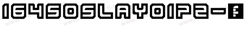 164505LAY0172字体转换
