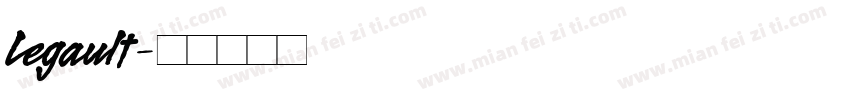 Legault字体转换