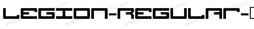 Legion-Regular字体转换