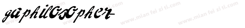 gaphilosopher字体转换