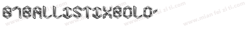 01BallistixBold字体转换