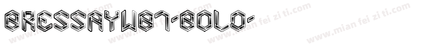 BressayW01-Bold字体转换