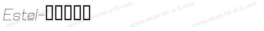 Estel字体转换