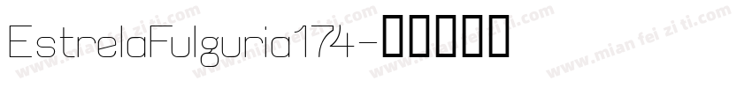 EstrelaFulguria174字体转换