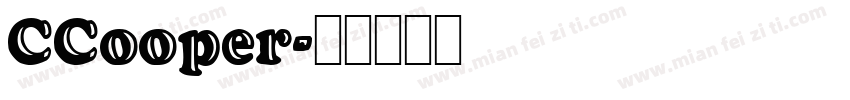 CCooper字体转换