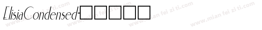 ElisiaCondensed字体转换