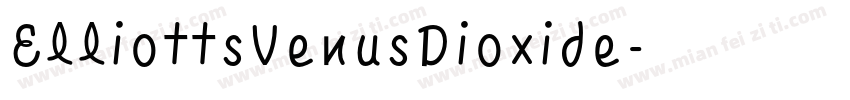 ElliottsVenusDioxide字体转换